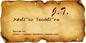 Juhász Teodóra névjegykártya